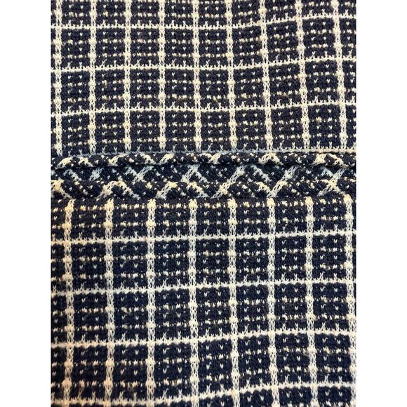 Vintage 80's union made ACT III navy and white tweed blazer EUC size 10 - Picture 5 of 11